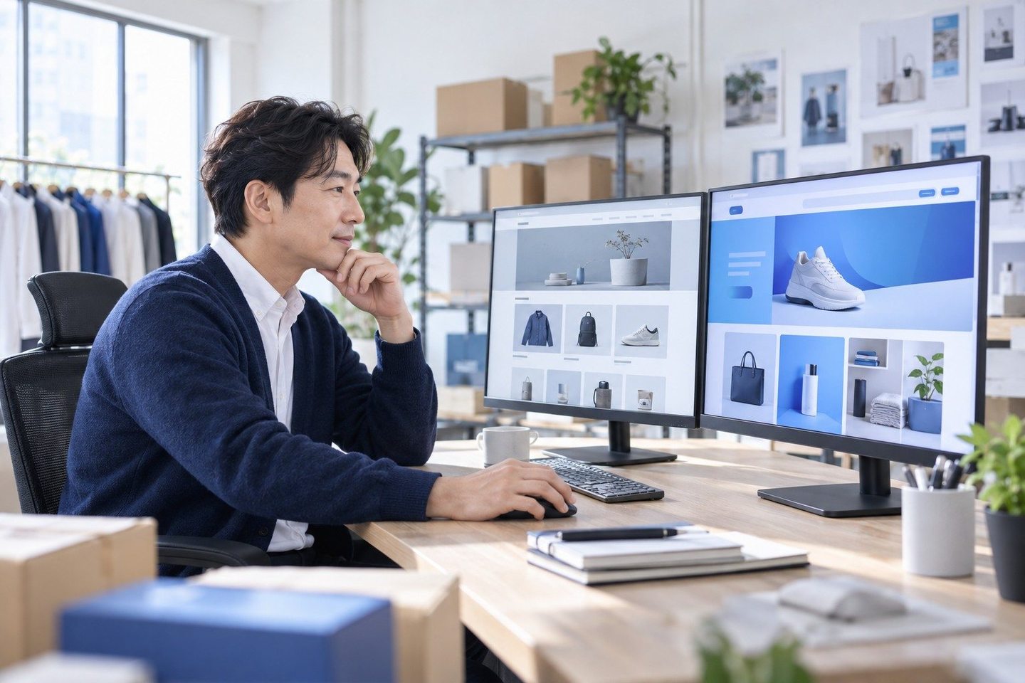 모니터 앞에서 결제 업무 화면을 확인하는 남성 — PG사 결제 종이에 적힌 숫자로 시작하고, 첫 입금까지 함께 봅니다.